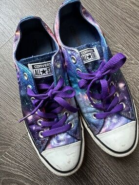 Converse Galaxy Print Low Top Sneakers